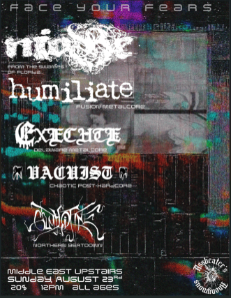 Niobe: Humiliate, Execute, Vacuist, Guillotine