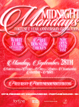 Fortune Sound 17 Year Anniversary Celebration at Midnight Mondays