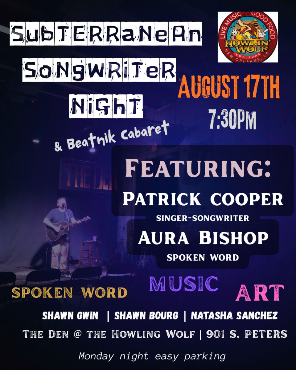 SubTeRRaNeAn SoNgWriTer NiGhT w/ Natasha Sanchez, Shawn Bourg, Shawn Gwin, Patrick Cooper & Aura Bishop