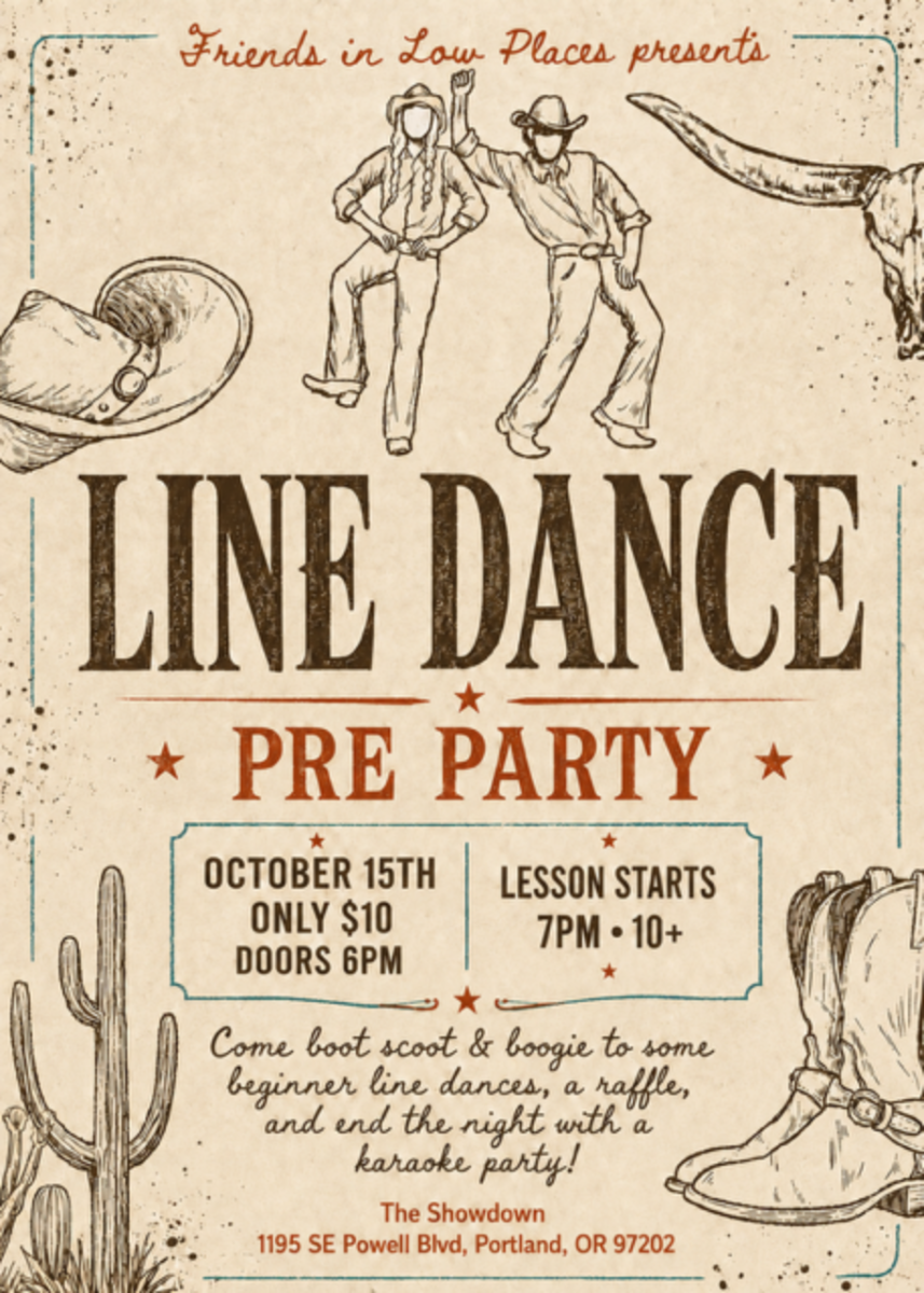 Friends in Low Places Presents: Line Dance Pre-Party | Event Image