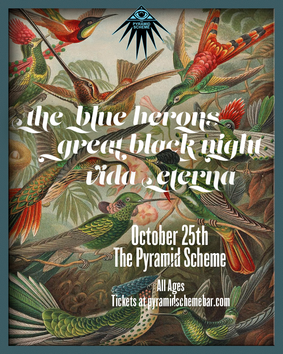 The Blue Herons + The Great Black Night + Vida Eterna
