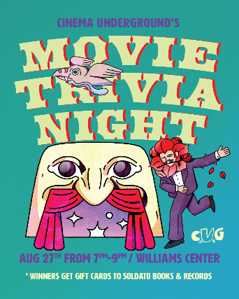CUG’s Movie Trivia Night at Williams Center – Cinema Underground – Rutherford – Rutherford, NJ