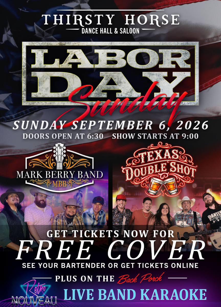 Labor Day Sunday at Thirsty Horse Saloon