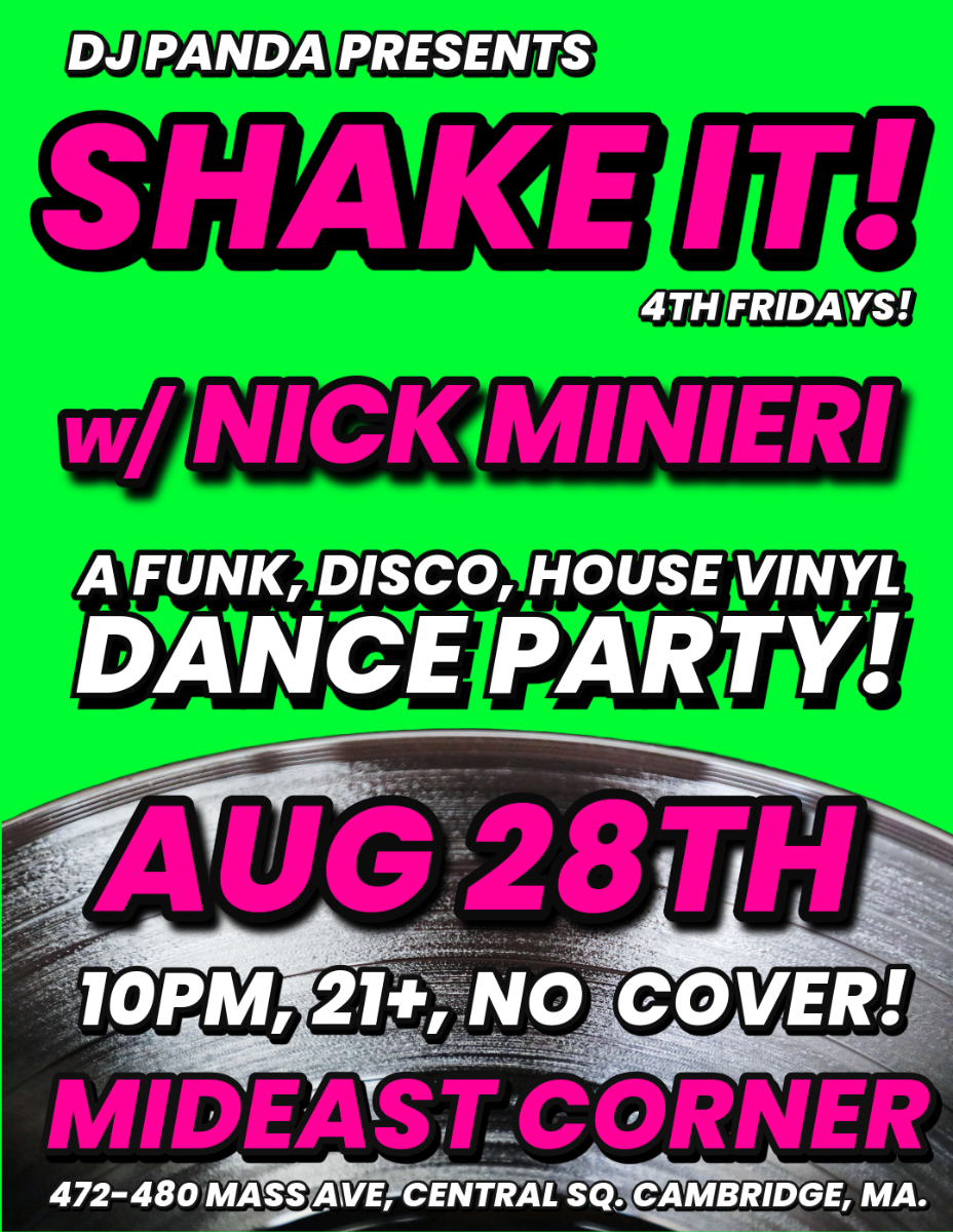DJ Panda Presents: SHAKE IT! w/ Nick Minieri | Event Image