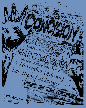 Concision/ Kill Or Be Killed/ A Faint Memory/ A November Morning /Let The Eat Horses