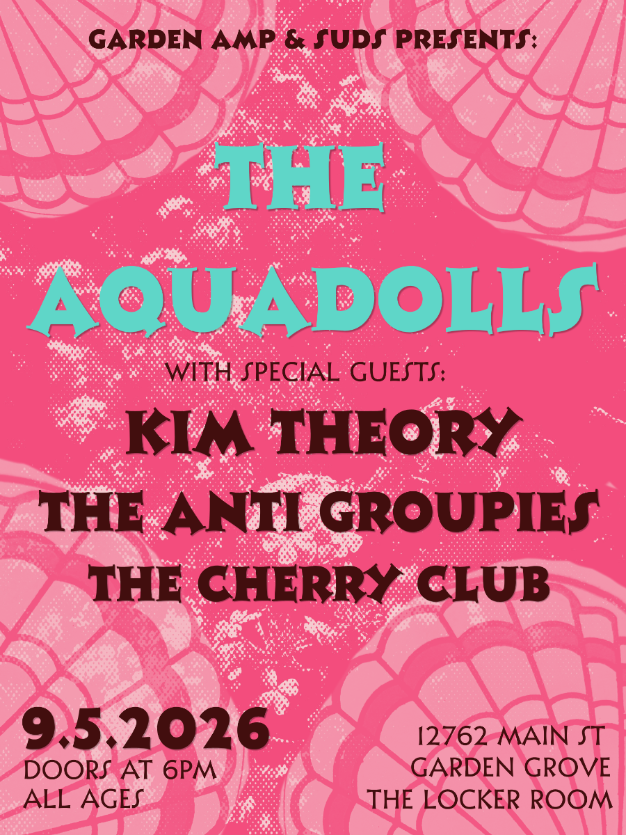 The Aquadolls, Kim Theory, The Anti Groupies, The Cherry Club inside the Locker Room