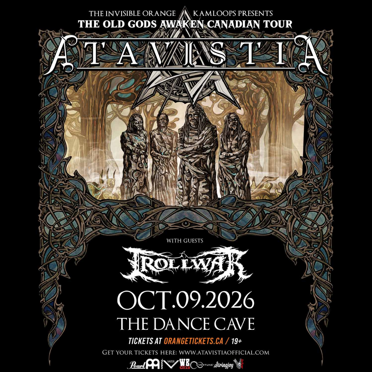 Atavistia The Gods Awake Canada Tour 2026