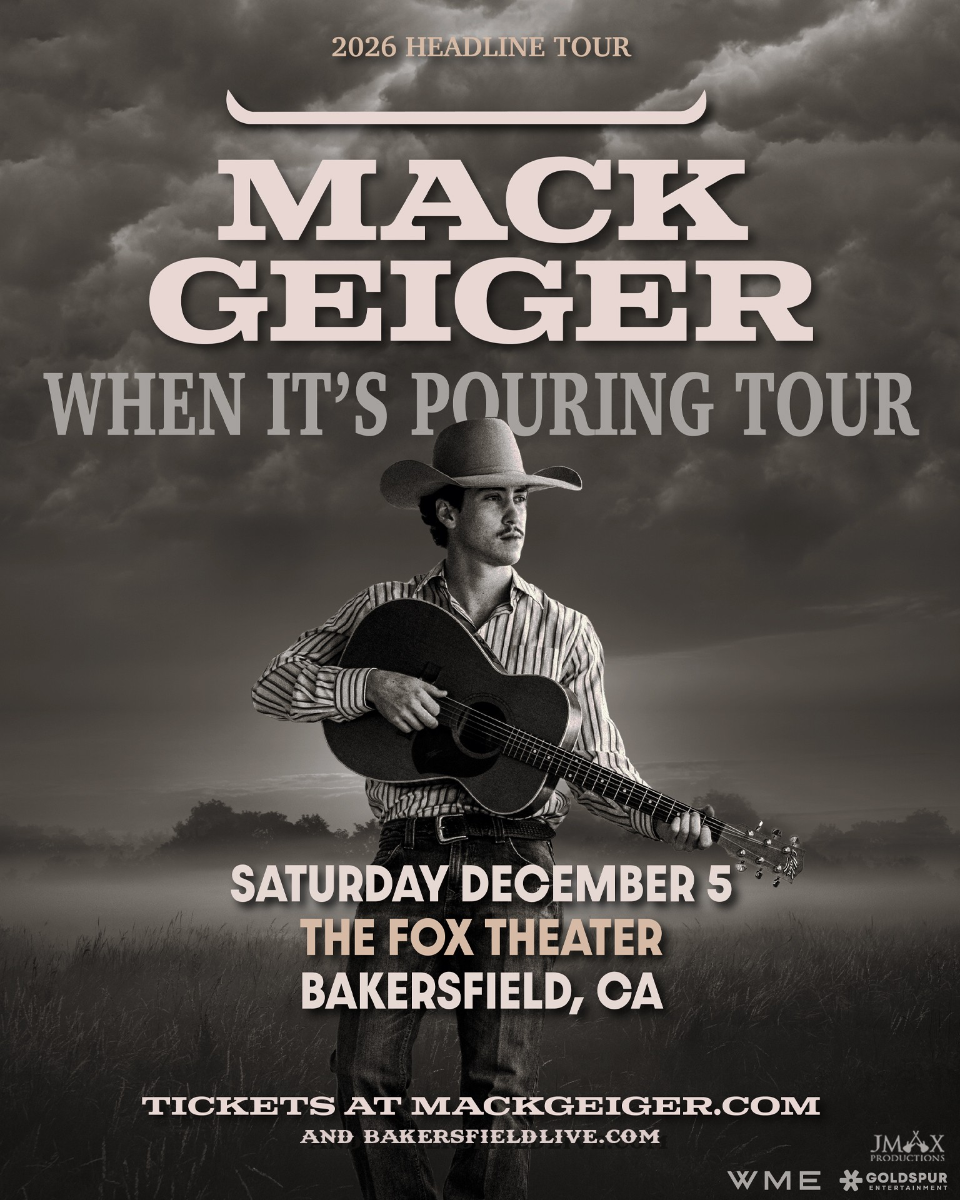 MACK GEIGER: WHEN IT'S POURING 2026 TOUR
