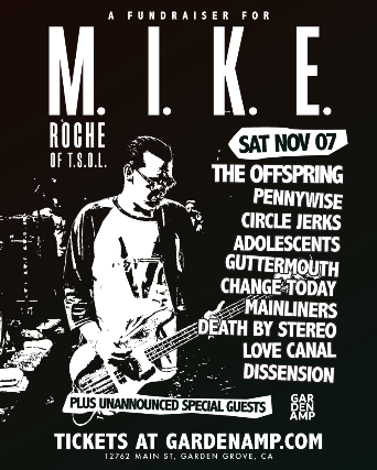 A Benefit for Mike Roche of TSOL - Please donate to the GoFundMe, photo 2 of 2