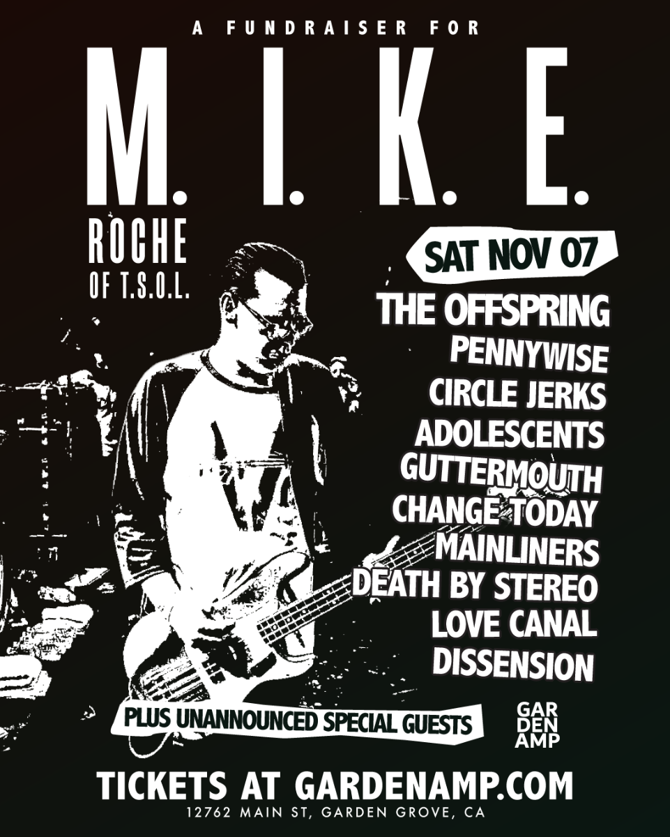A Benefit for Mike Roche of TSOL - Please donate to the GoFundMe