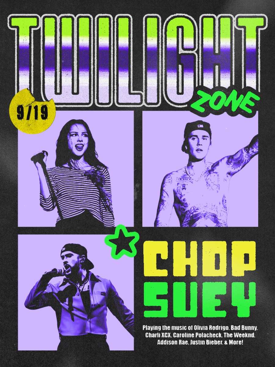 TWILIGHT ZONE (Pop, Top 40s, & More!) at Chop Suey