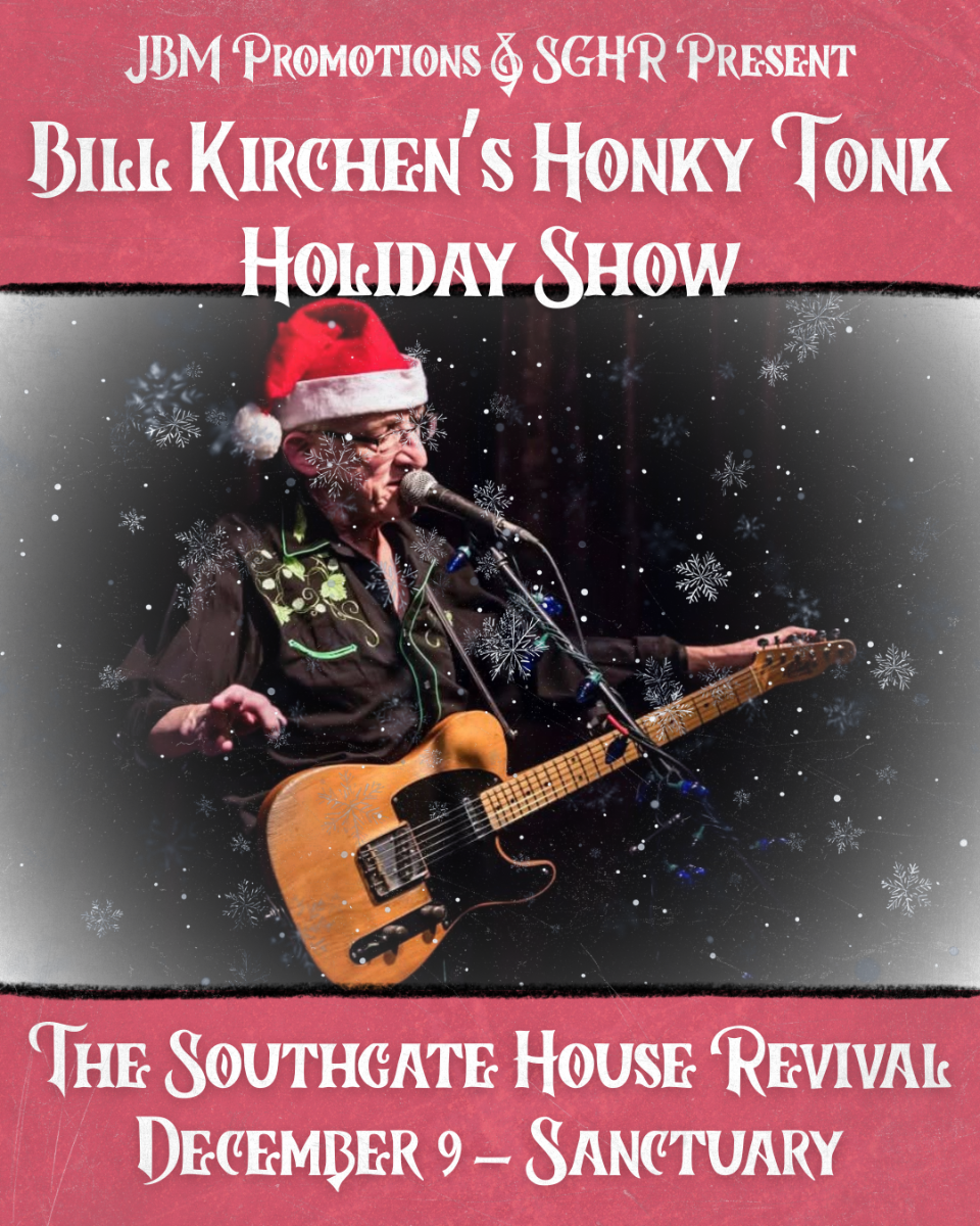 Bill Kirchen’s Honky Tonk Holiday Show — official show artwork