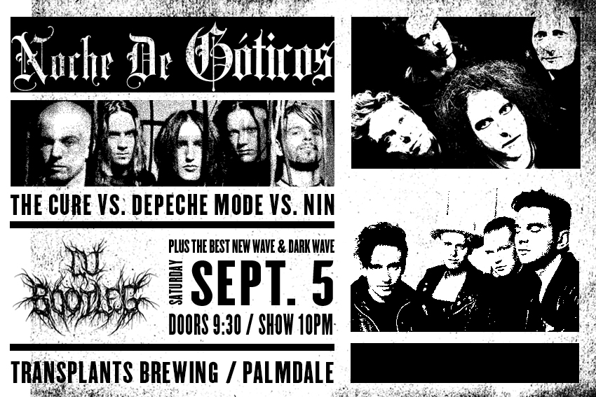 NOCHE DE GÓTICOS: THE CURE VS. DEPECHE MODE VS. NIN