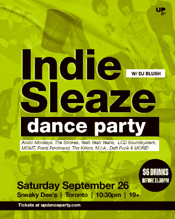 Indie Sleaze Dance Party at Sneaky Dee's