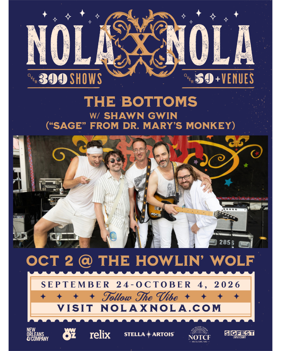 NOLAxNOLA presents: The Bottoms w/ Shawn Gwin ("Sage" from Dr. Mary's Monkey)