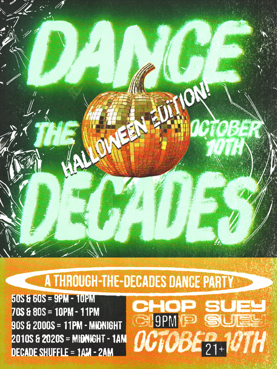 DANCE THE DECADES: A Through-The-Decades Dance Party at Chop Suey