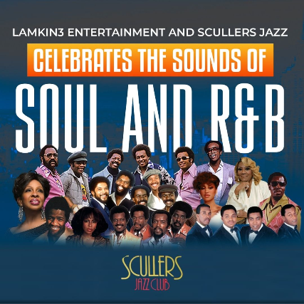 CELEBRATE THE SOUNDS OF SOUL AND R&b at Scullers Jazz Club - Event poster