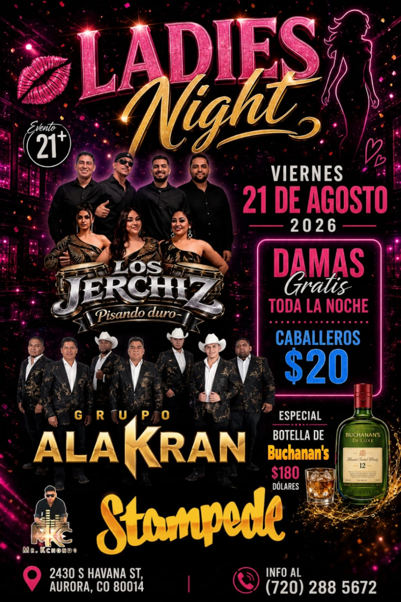 VIERNES Y MUJERES GRATIS TODA LA NOCHE!