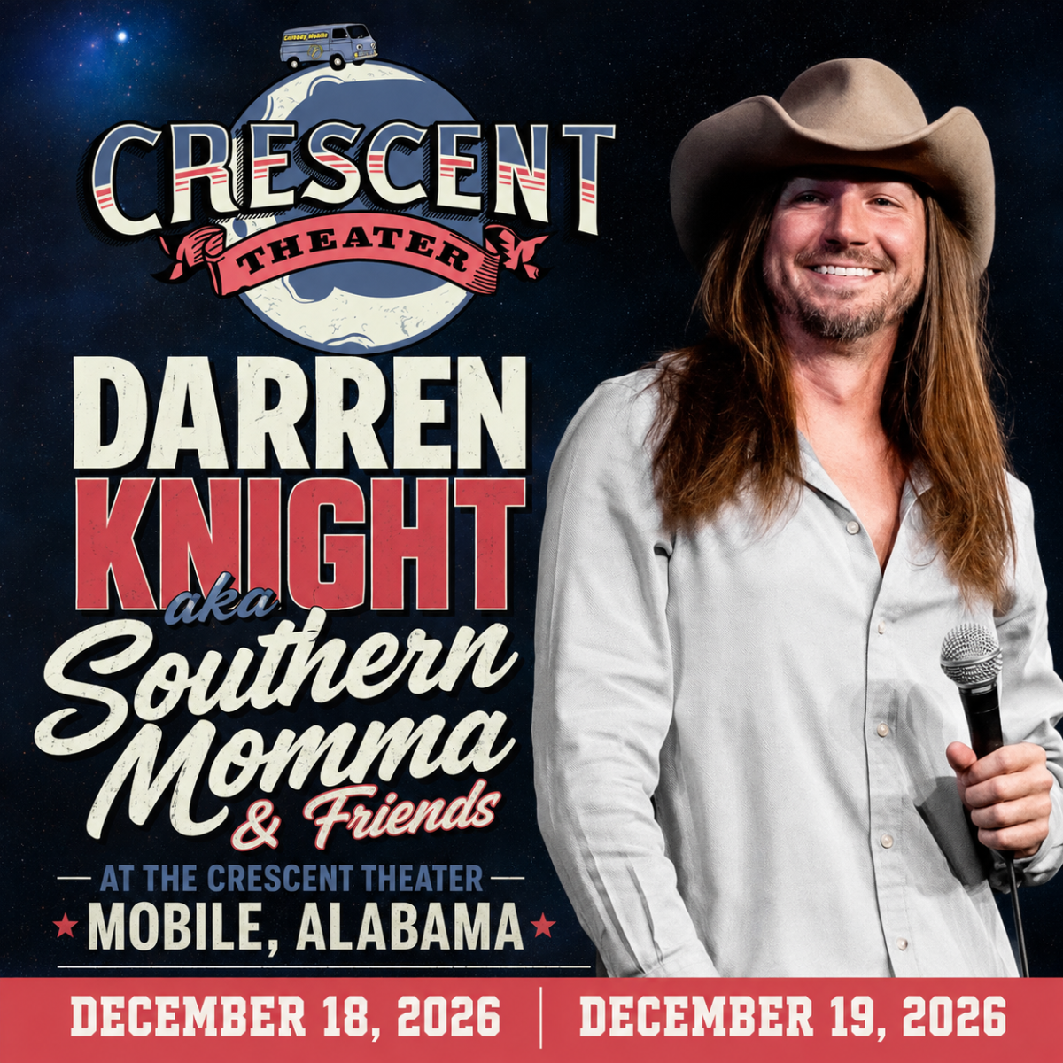 Darren Knight aka Southern Mama - 18/12/26