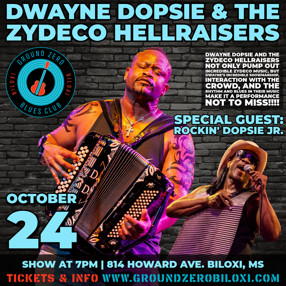 Dwayne Dopsie & The Zydeco Hellraisers with Special Guest Rockin' Dopsie Jr.