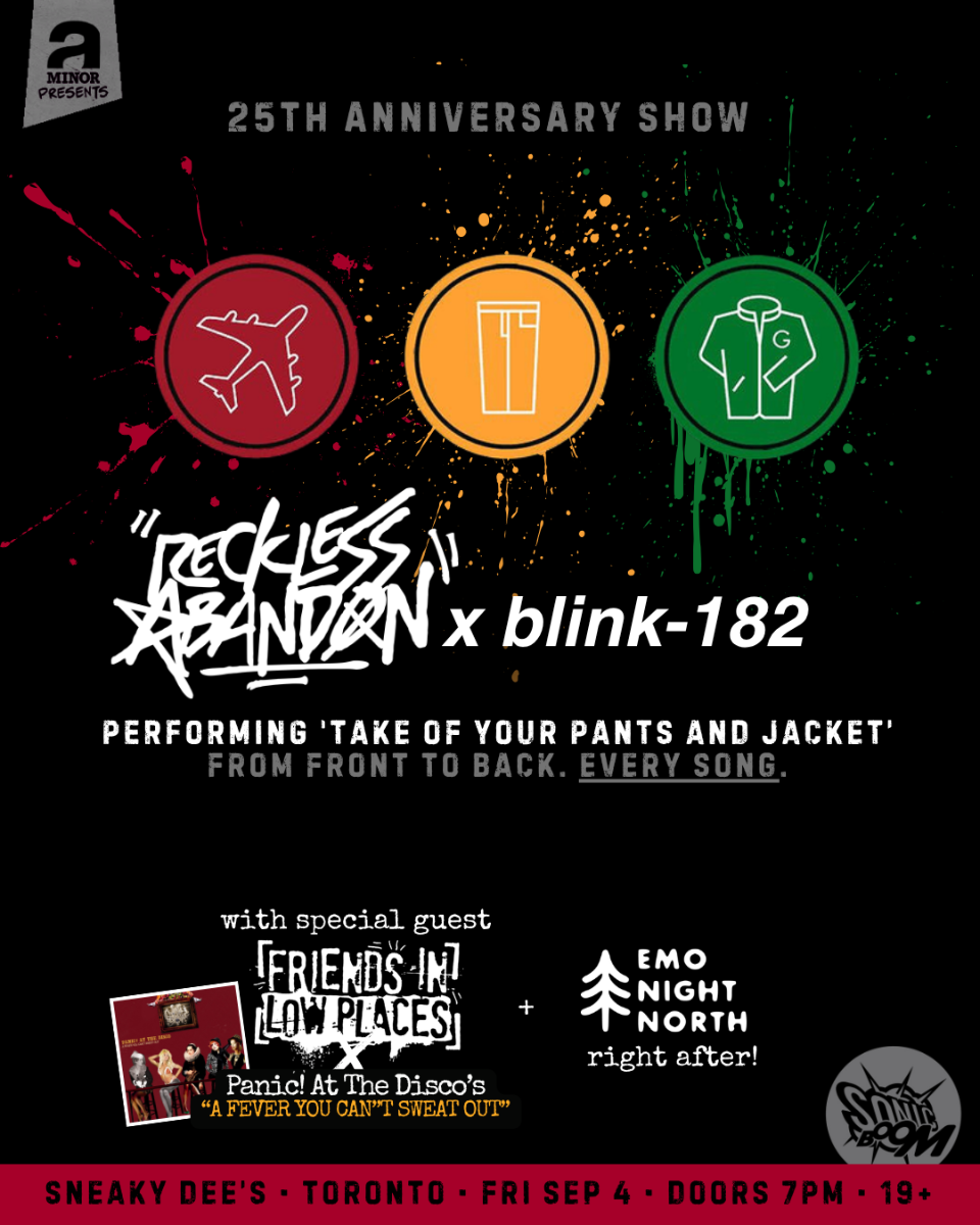 Reckless Abandon presents: Take Off Your Pants and Jacket 25th Anniversary