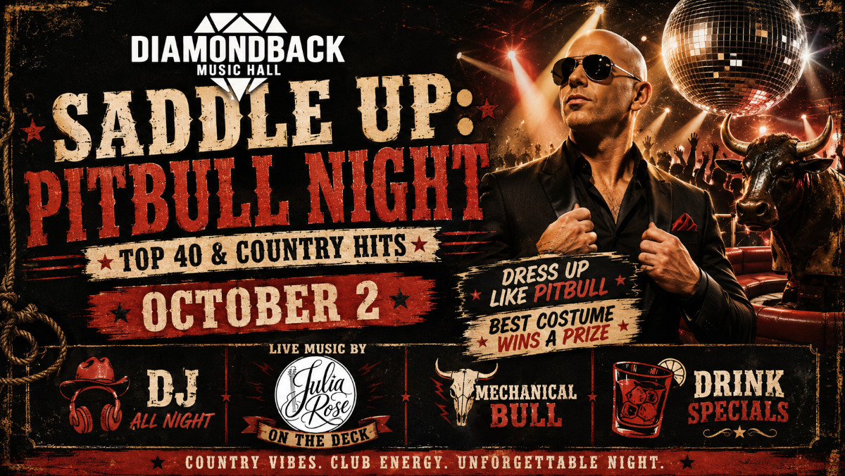 Saddle Up Dance Party (Pitbull Night)
