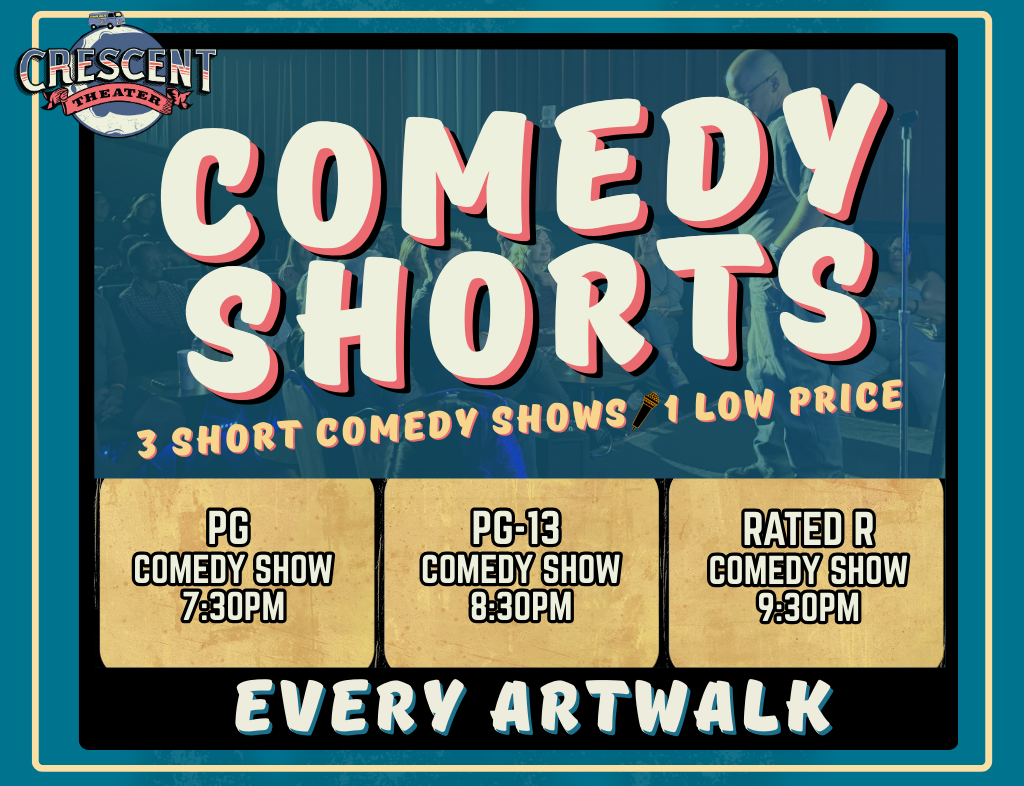 Comedy Shorts: 3 Short Shows, One Low Price - 09/10/26